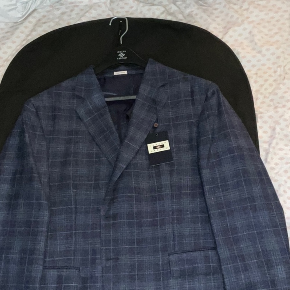 Blue Plaid Joseph Abboud Sportcoat